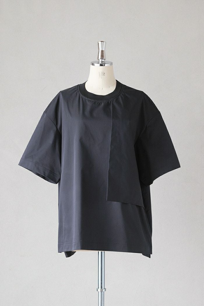 CULLNI クルニ High Count Stretch Twill Asymmetrical Pullover(25SS