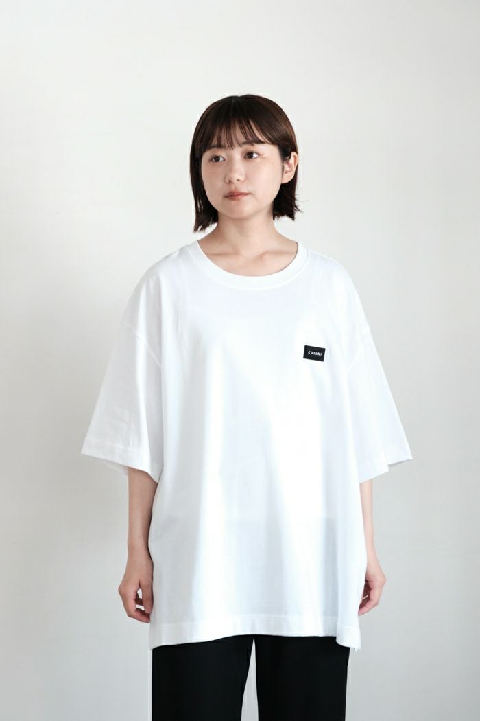 CULLNI クルニ Layerd Rib Embroidery Patch Sleeve Pullover(25AW