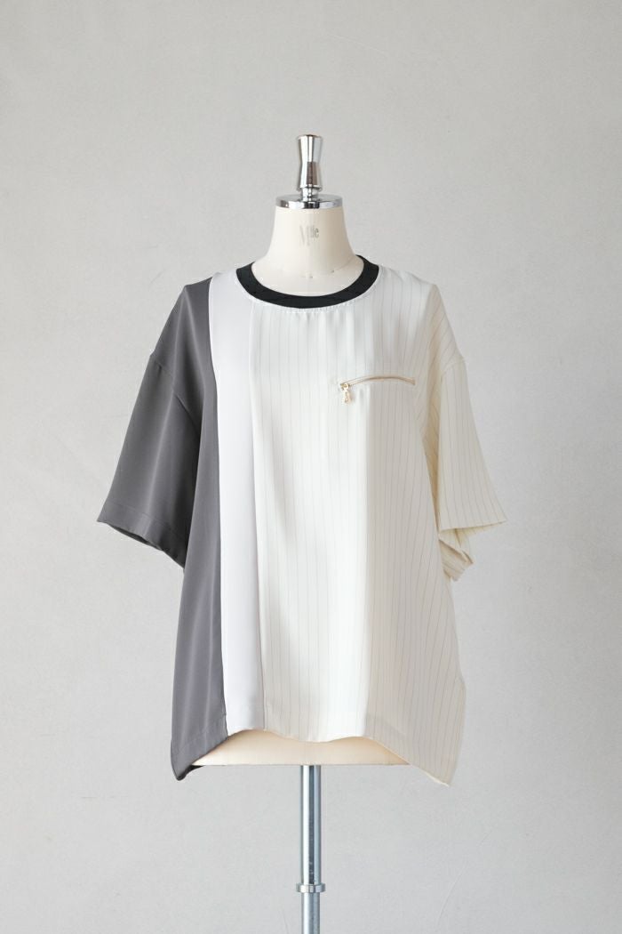 CULLNI クルニ Double Satin Bi Color Pullover(25SS) | T.T. GARRET