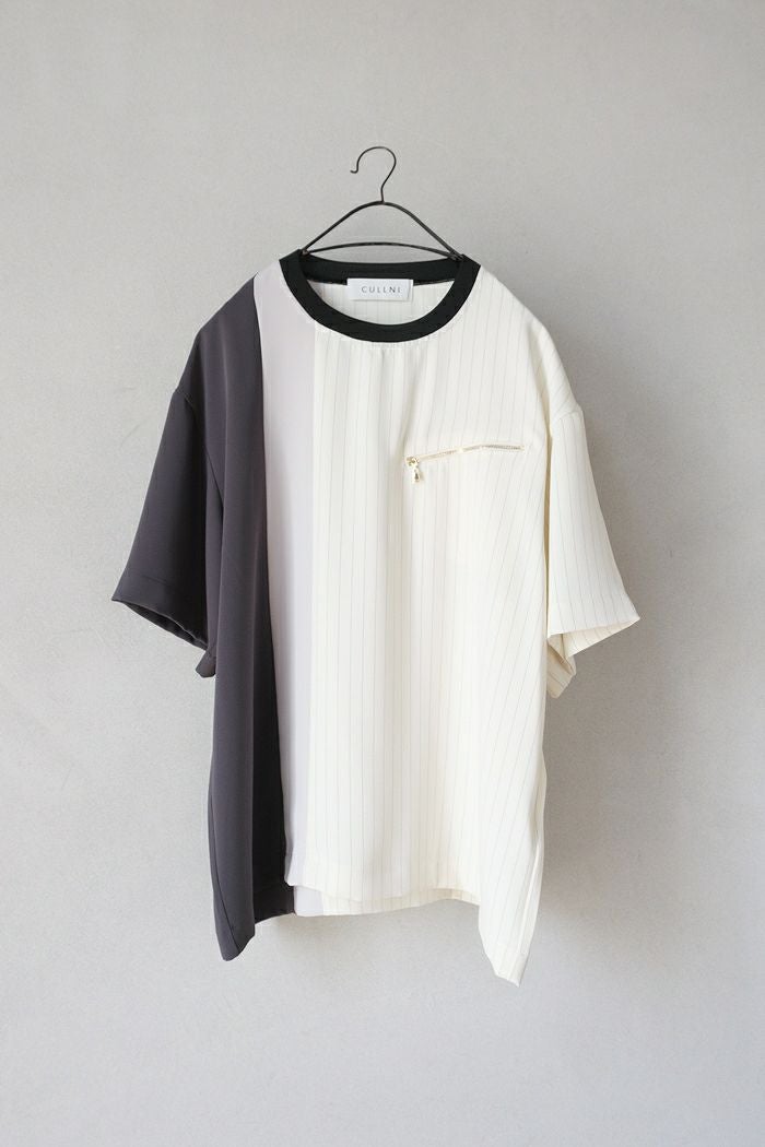 CULLNI クルニ Double Satin Bi Color Pullover(25SS) | T.T. GARRET