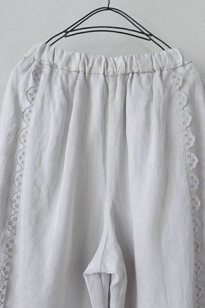 Porter des boutons ポルテデブトン ボーラースカラップパンツ(26SS