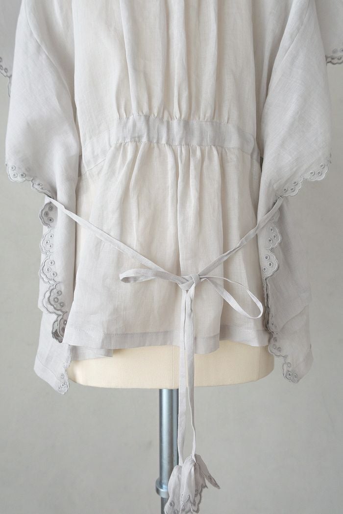 Porter des boutons ポルテデブトン ボーラースカラップブラウス(25SS