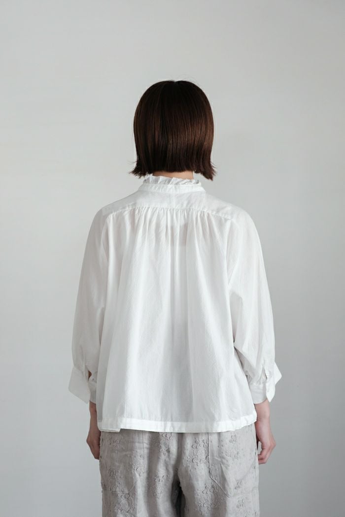 Porter des boutons ポルテデブトン フリルカラーブラウス(25SS