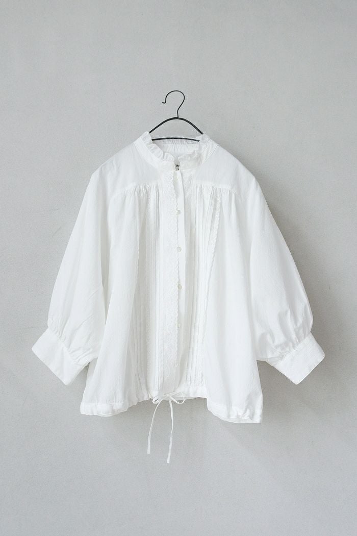 Porter des boutons ポルテデブトン フリルカラーブラウス(25SS