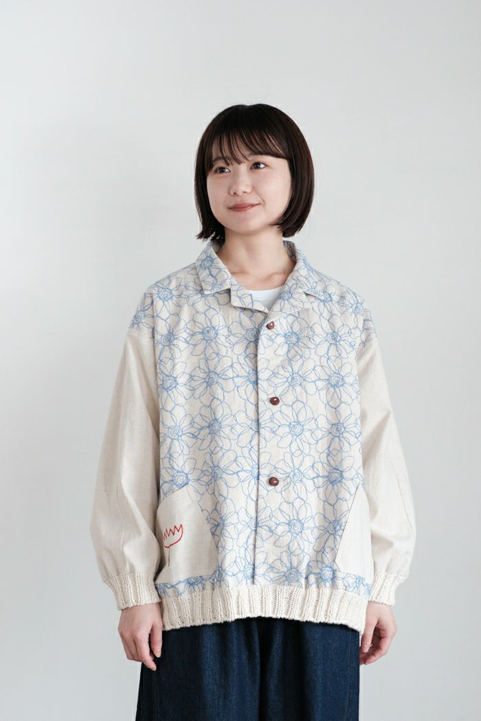 MAGALI マガリ RONDリネンラウンドカラーブラウス(25AW) | T.T. GARRET