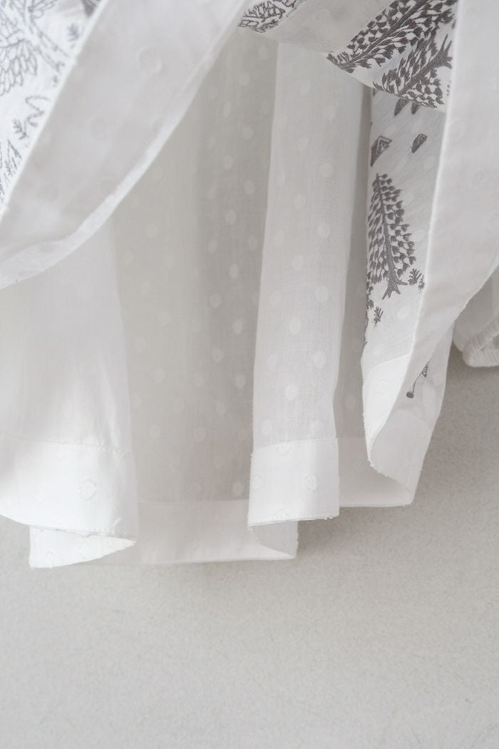 【マーブルシュッド 】EMB shirakawago パフブラウス★白川郷 marble SUD マーブルシュッド Shirakawagoパフブラウス(25SS) | T.T.