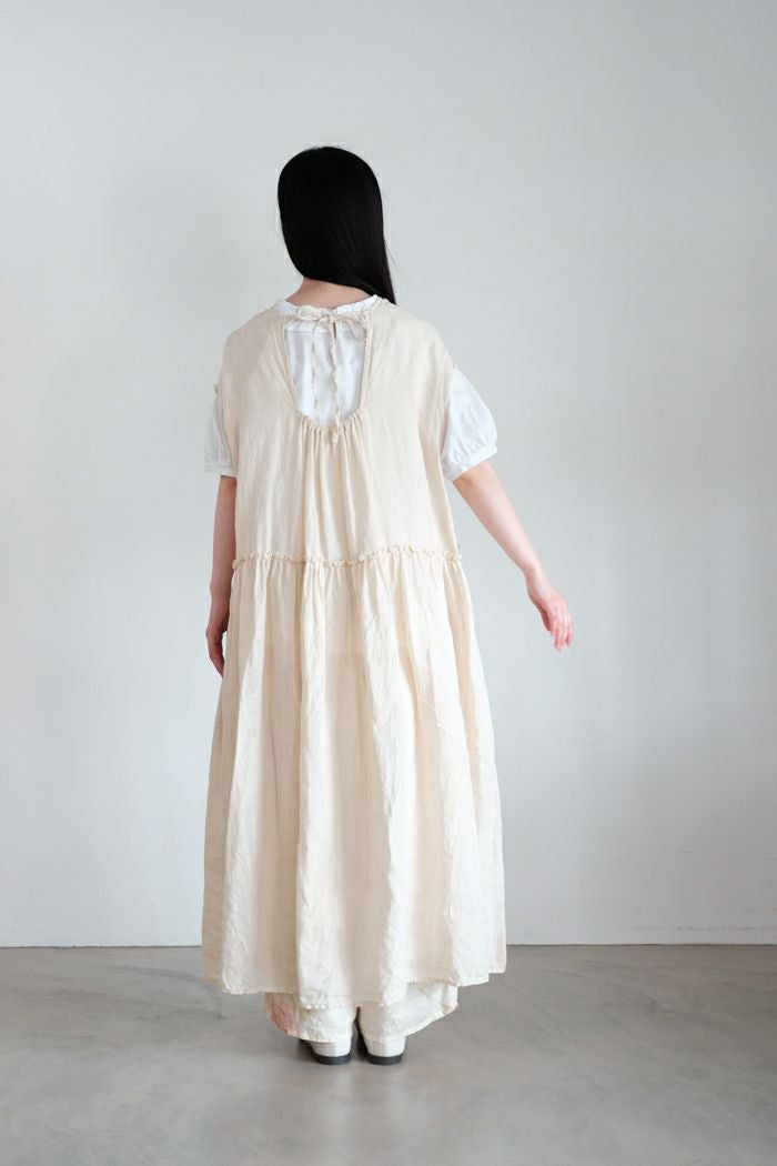 Gauze# ガーゼ アンティークキュリオスノースリーブワンピース(25SS