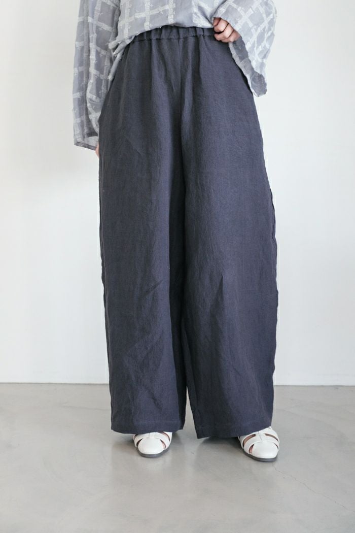 kijinokanosei キジノカノウセイ dokan pants-hemp hira-(25SS) | T.T.