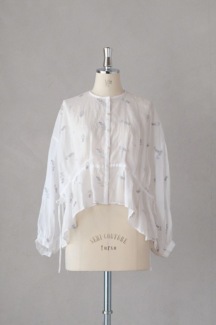 kijinokanosei キジノカノウセイ tuck blouse-mimosa-(25SS) | T.T. GARRET