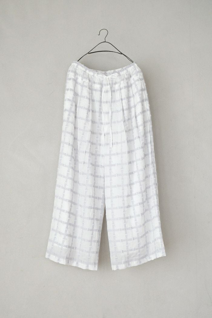 GASA* ガサ 菩提樹の葉脈 レースワイドブラウス(24AW) | T.T. GARRET
