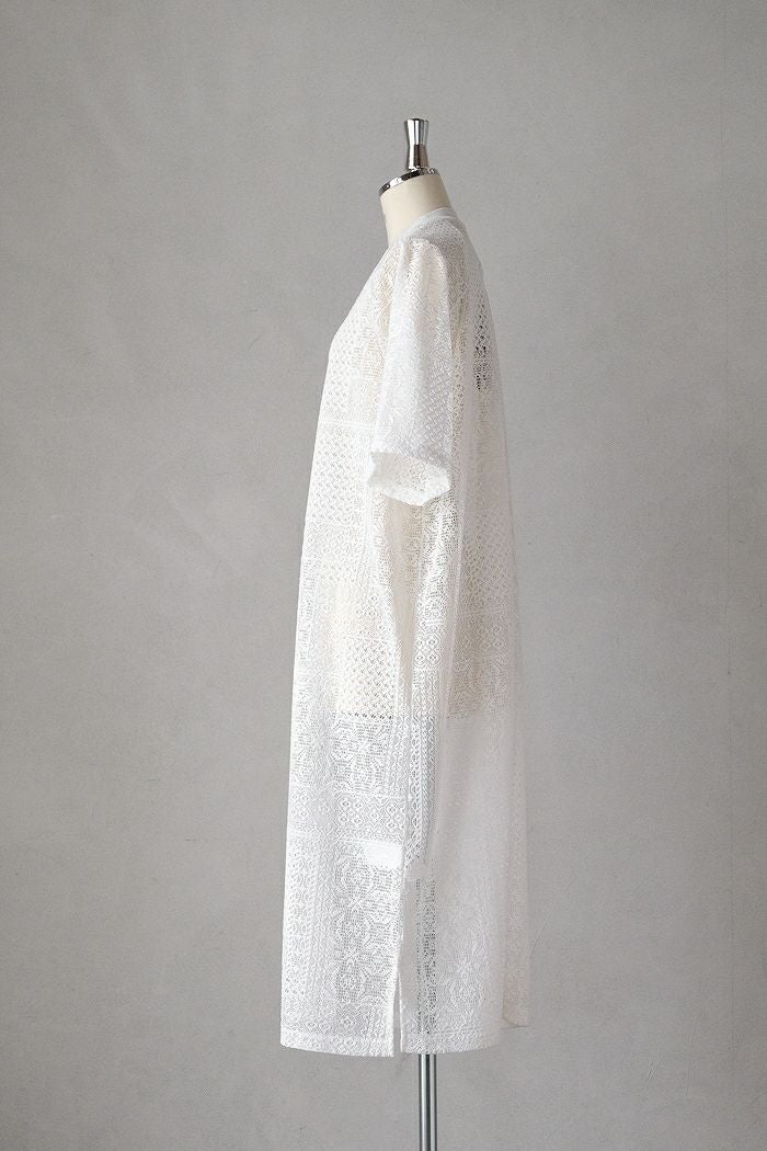 TISSU ティシュ パッチワークレース スリットワンピース(25SS) | T.T.