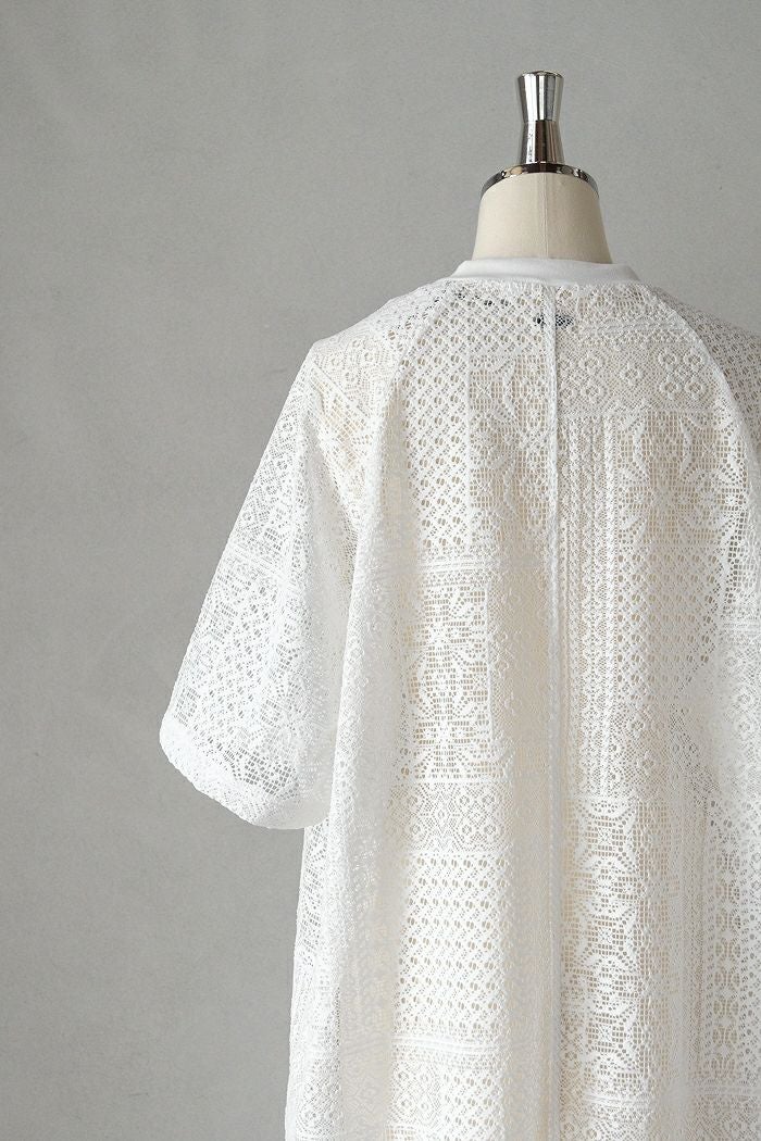 TISSU ティシュ パッチワークレース スリットワンピース(25SS) | T.T.