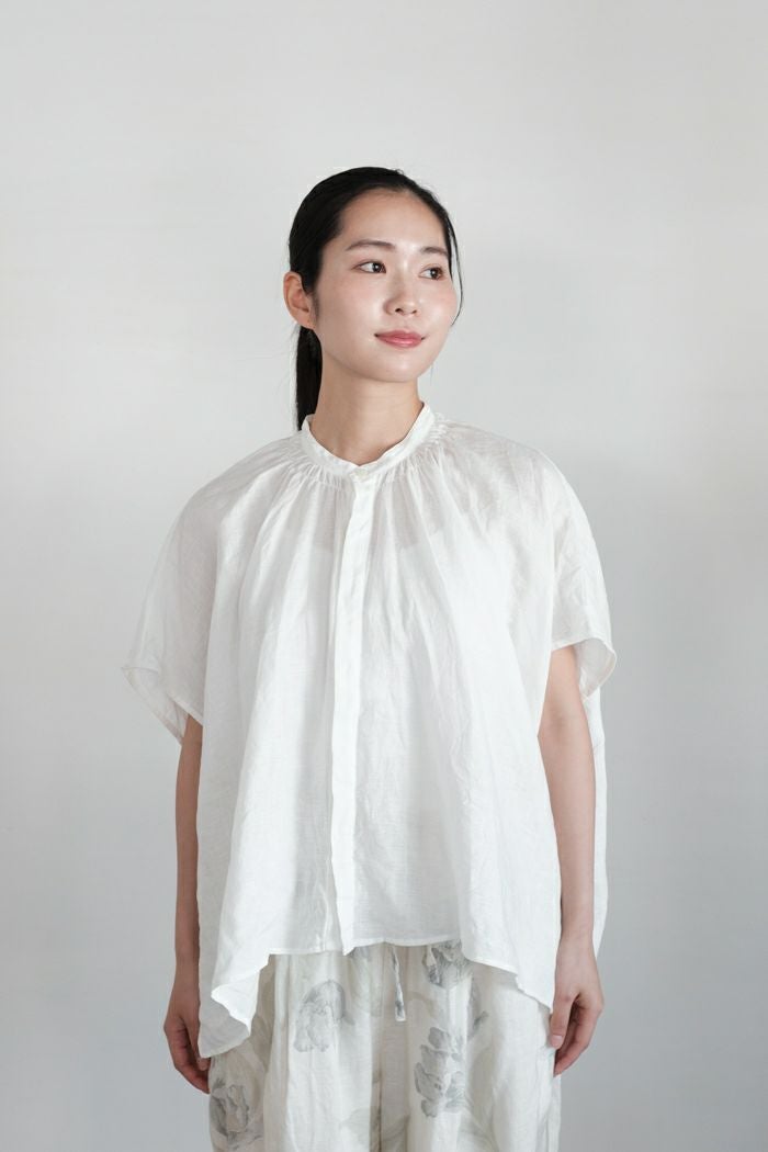 GASA* ガサ み空 スタンドレースブラウス(25AW) | T.T. GARRET
