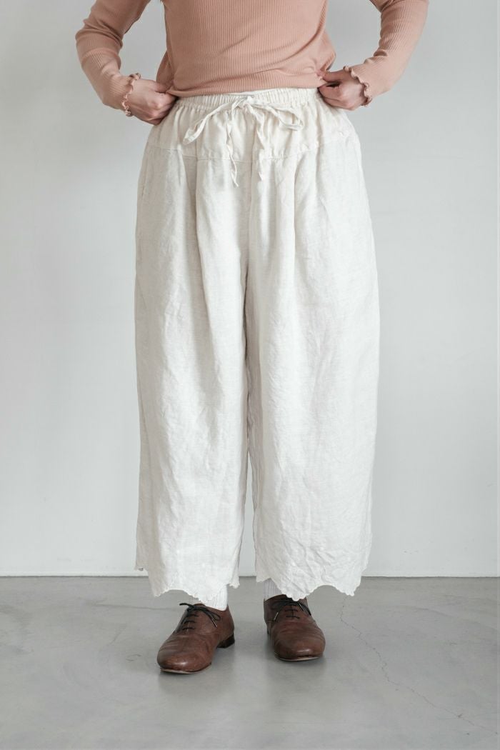 Gauze# ガーゼ アンティークスカラップドレースワイドパンツ(25AW