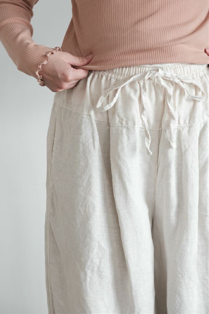 Gauze# ガーゼ アンティークスカラップドレースワイドパンツ(25AW