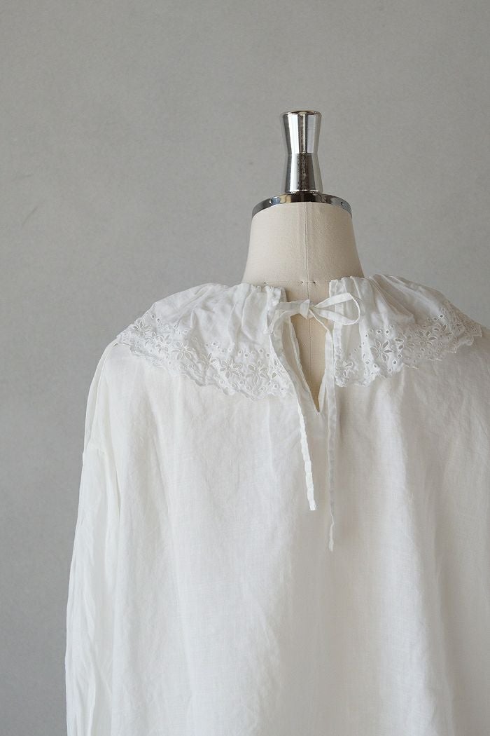 Gauze# ガーゼ アンティークレースフリル2WAYブラウス(25AW) | T.T.