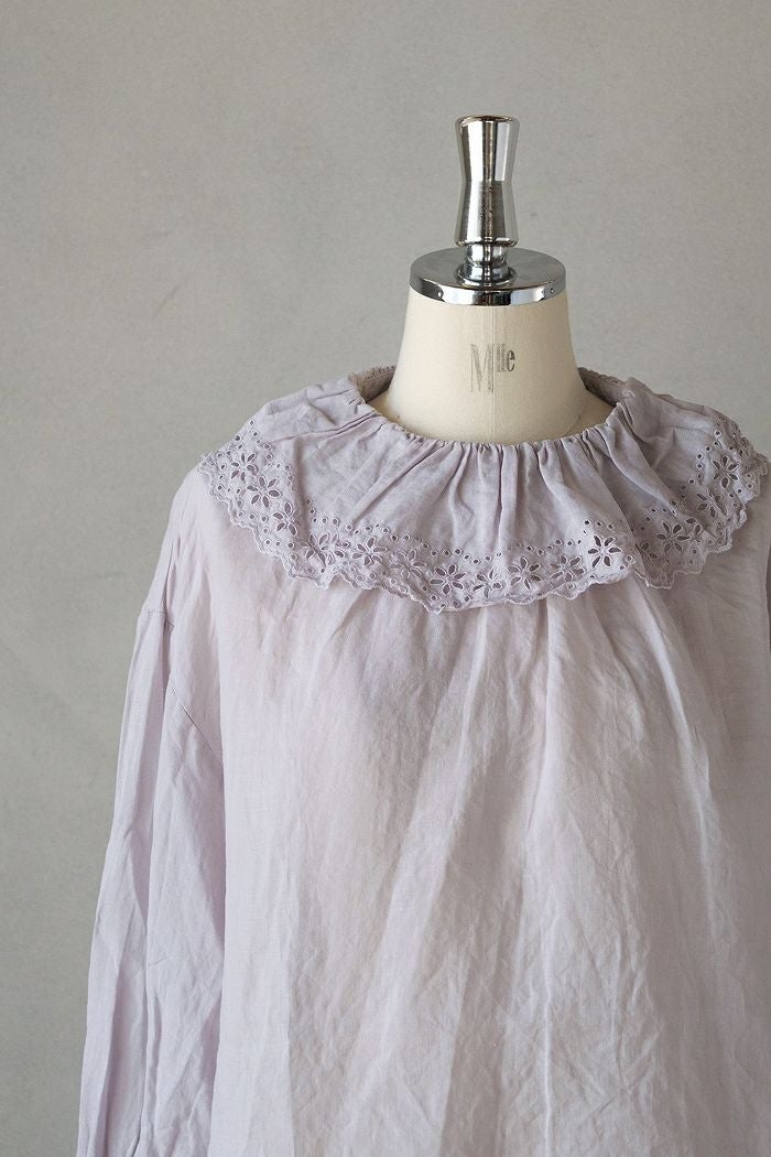 Gauze# ガーゼ アンティークレースフリル2WAYブラウス(25AW) | T.T.