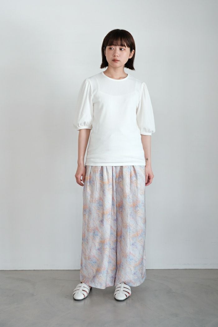 Gauze# ガーゼ キュリオスショートスリーブリブプルオーバー(25SS