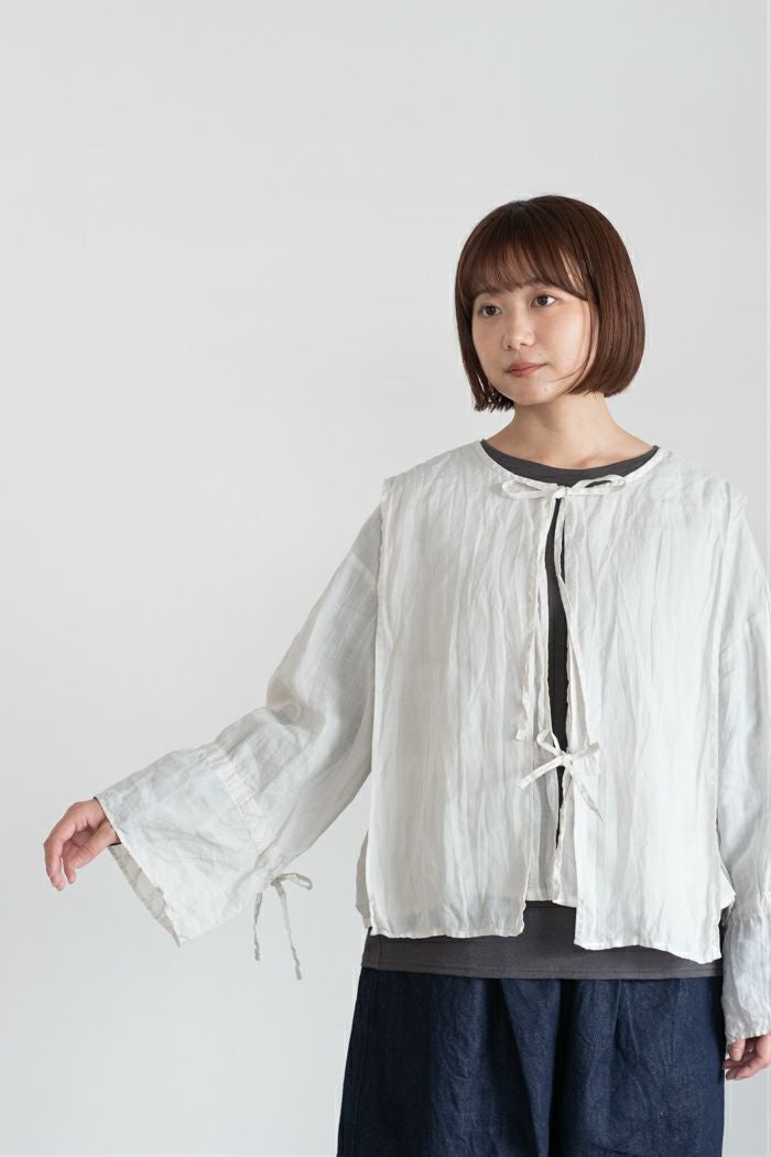 Gauze# ガーゼ キュリオス2WAYブラウス(25AW) | T.T. GARRET