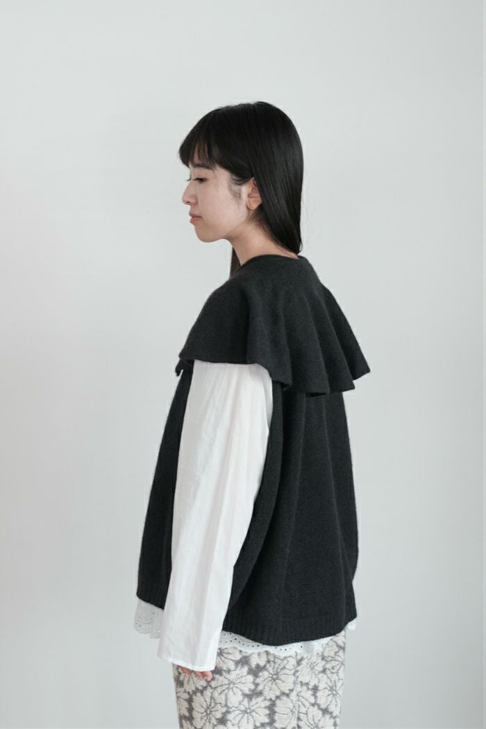 GASA* ガサ 静寂 ニットケープベスト(25AW) | T.T. GARRET