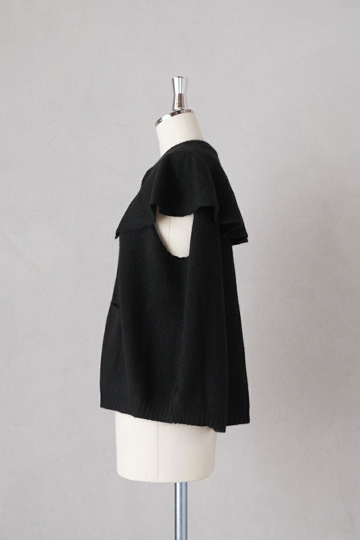 GASA* ガサ 静寂 ニットケープベスト(25AW) | T.T. GARRET
