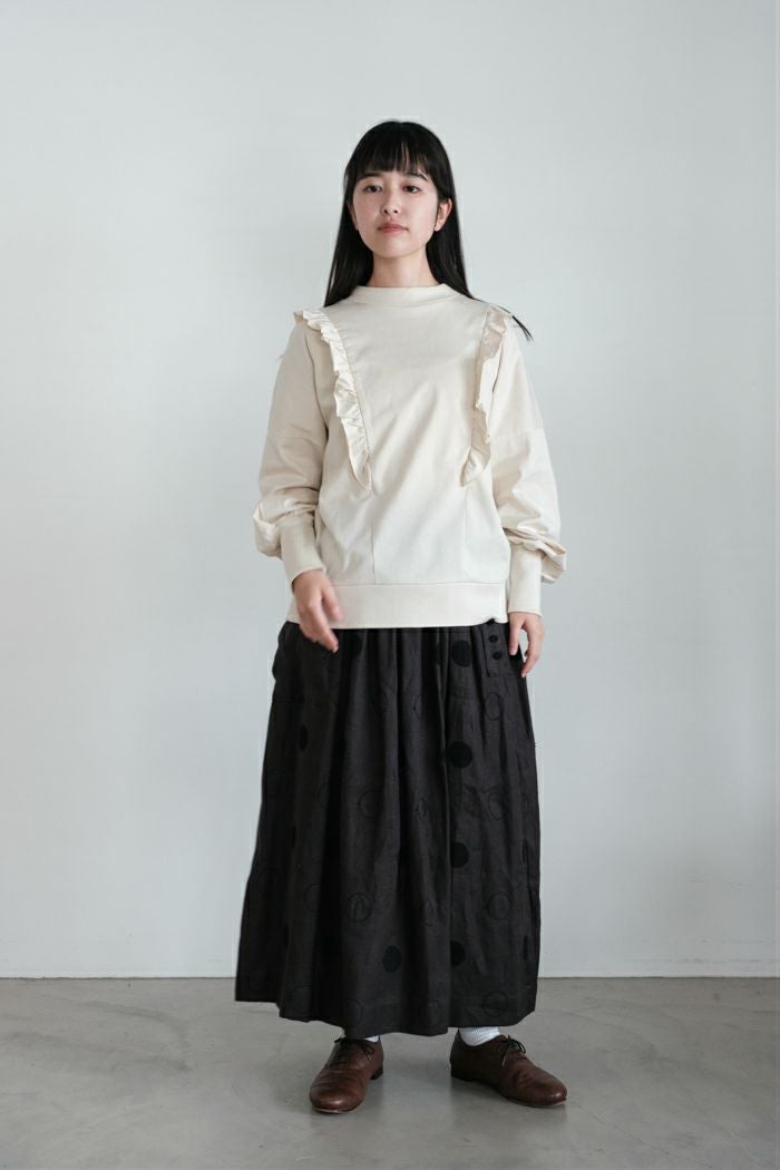 MAGALI マガリ RONDリネンサイドボタンスカート(25AW) | T.T. GARRET