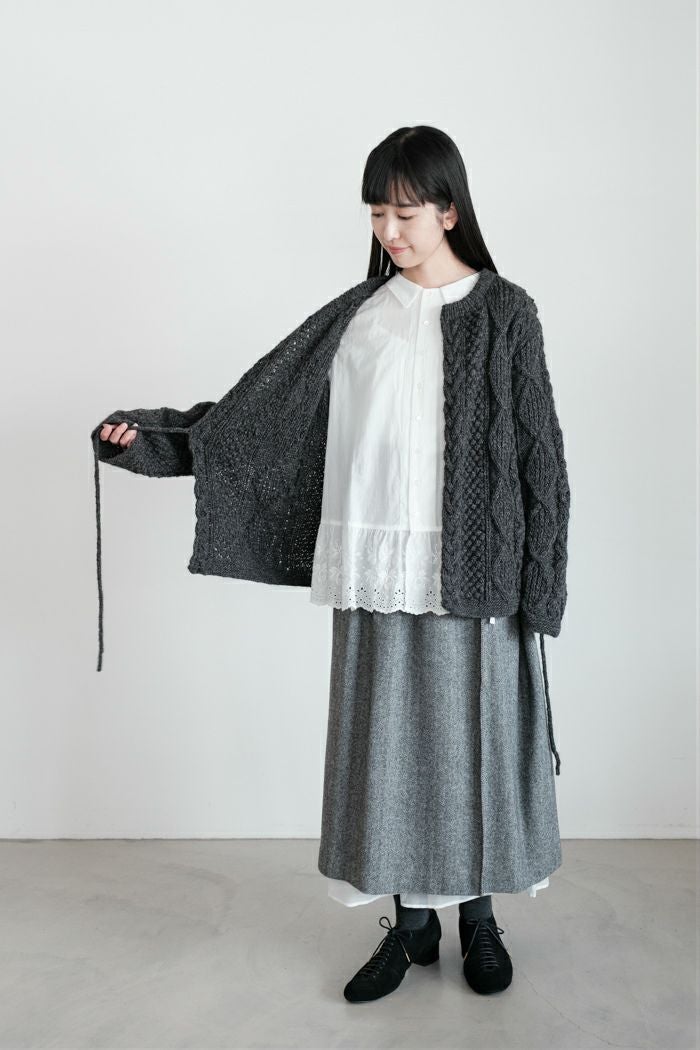 Heriter エリテ hand aran cardigan(25AW) | T.T. GARRET