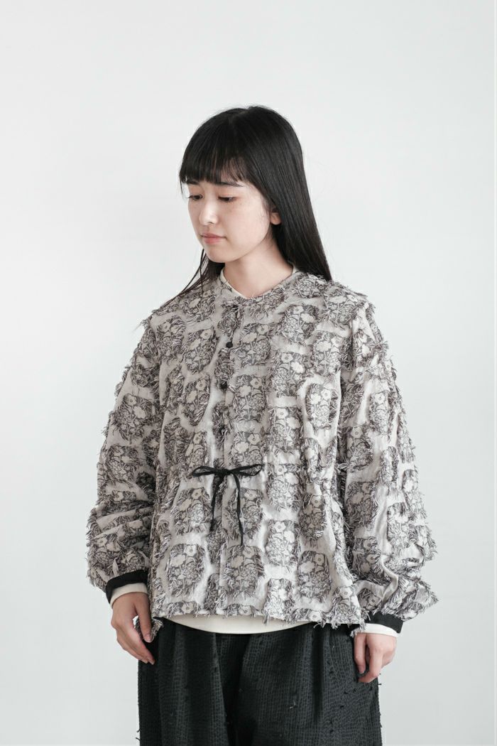 qiri キリ 花野風 jacquard blouse(25AW) | T.T. GARRET
