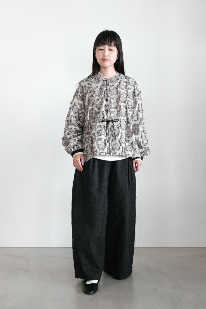 qiri キリ 花野風 jacquard blouse(25AW) | T.T. GARRET