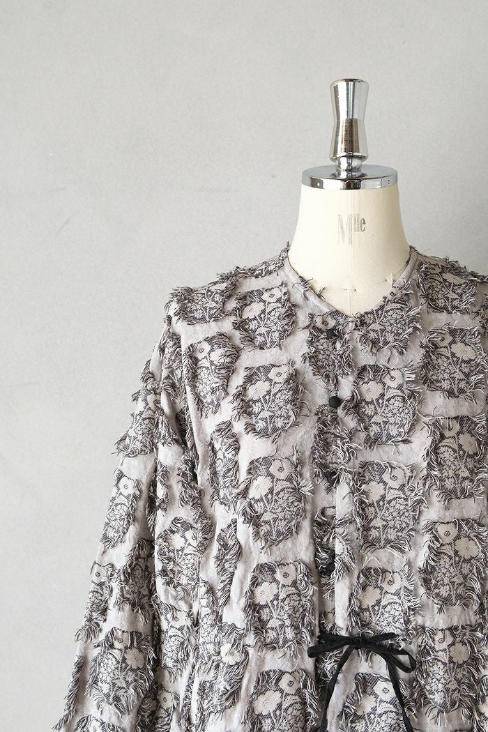 qiri キリ 花野風 jacquard blouse(25AW) | T.T. GARRET