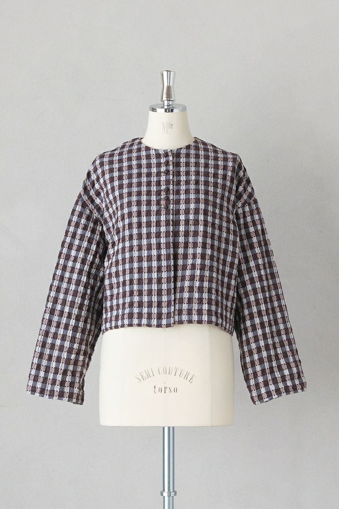 qiri キリ 追憶の花 jacquard frill ワンピース(25SS) | T.T. GARRET