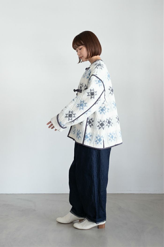 qiri キリ patchwork quilt jacquard jacket(25AW) | T.T. GARRET