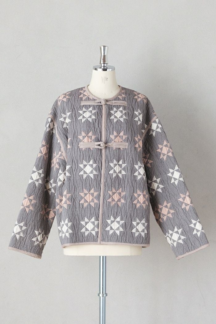 qiri キリ patchwork quilt jacquard jacket(25AW) | T.T. GARRET