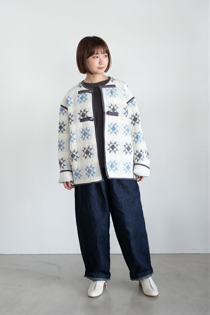 qiri キリ patchwork quilt jacquard jacket(25AW) | T.T. GARRET