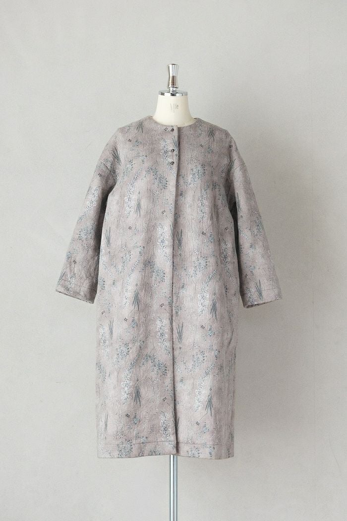 qiri キリ old letter flowers coat(25AW) | T.T. GARRET