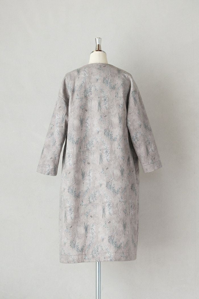 qiri キリ old letter flowers coat(25AW) | T.T. GARRET