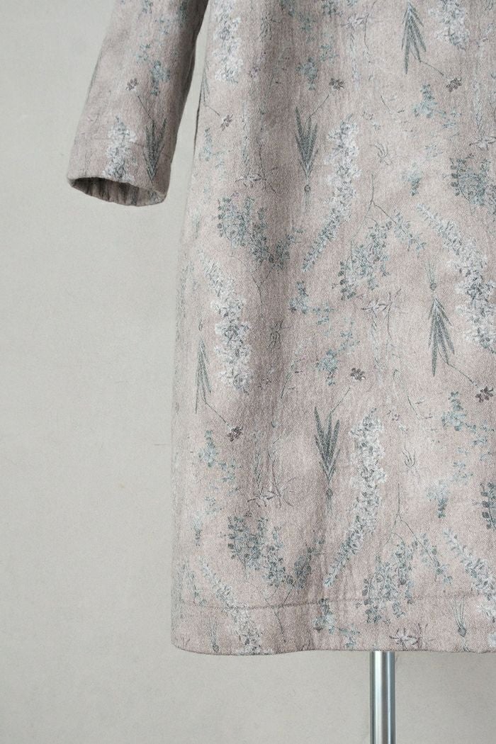 qiri キリ old letter flowers coat(25AW) | T.T. GARRET