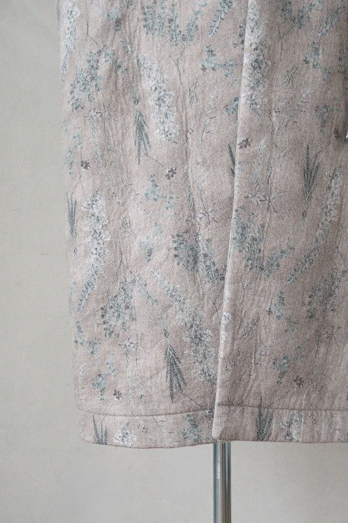 qiri キリ old letter flowers long gilet(25AW) | T.T. GARRET