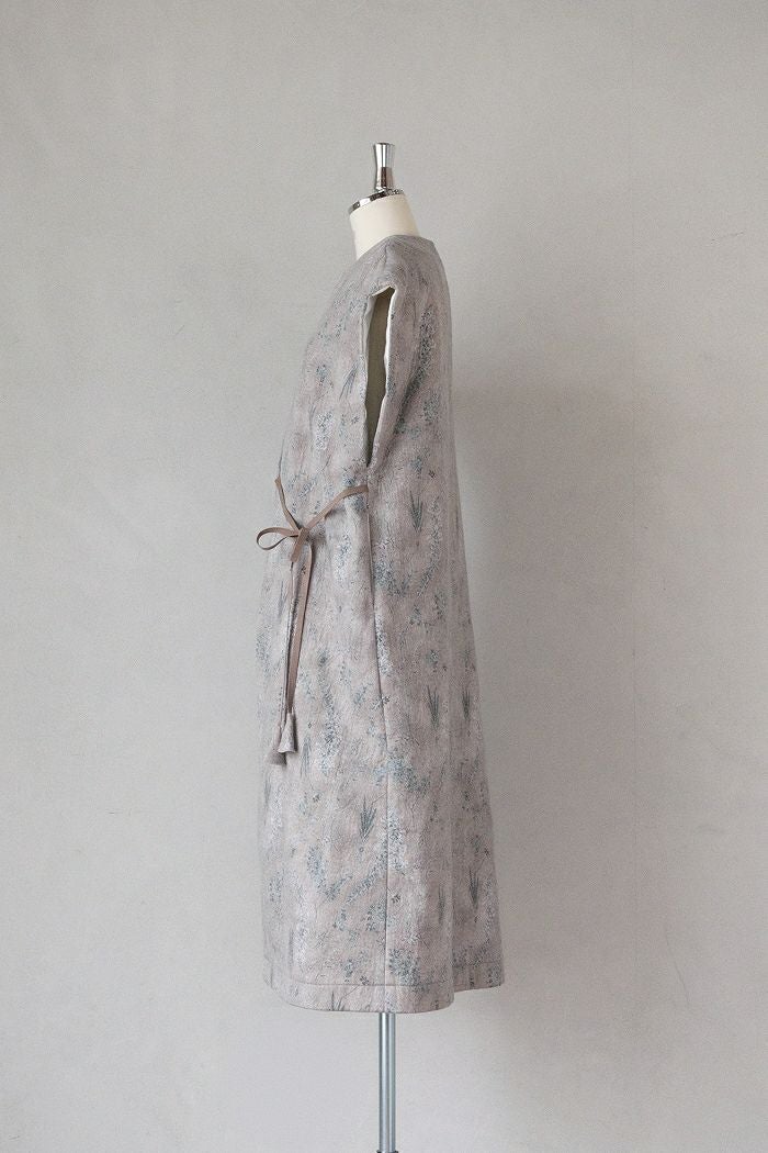 t*a様 qiri キリold letter flowers ジレ コート　20 qiri キリ old letter flowers long gilet(25AW) | T.T. GARRET