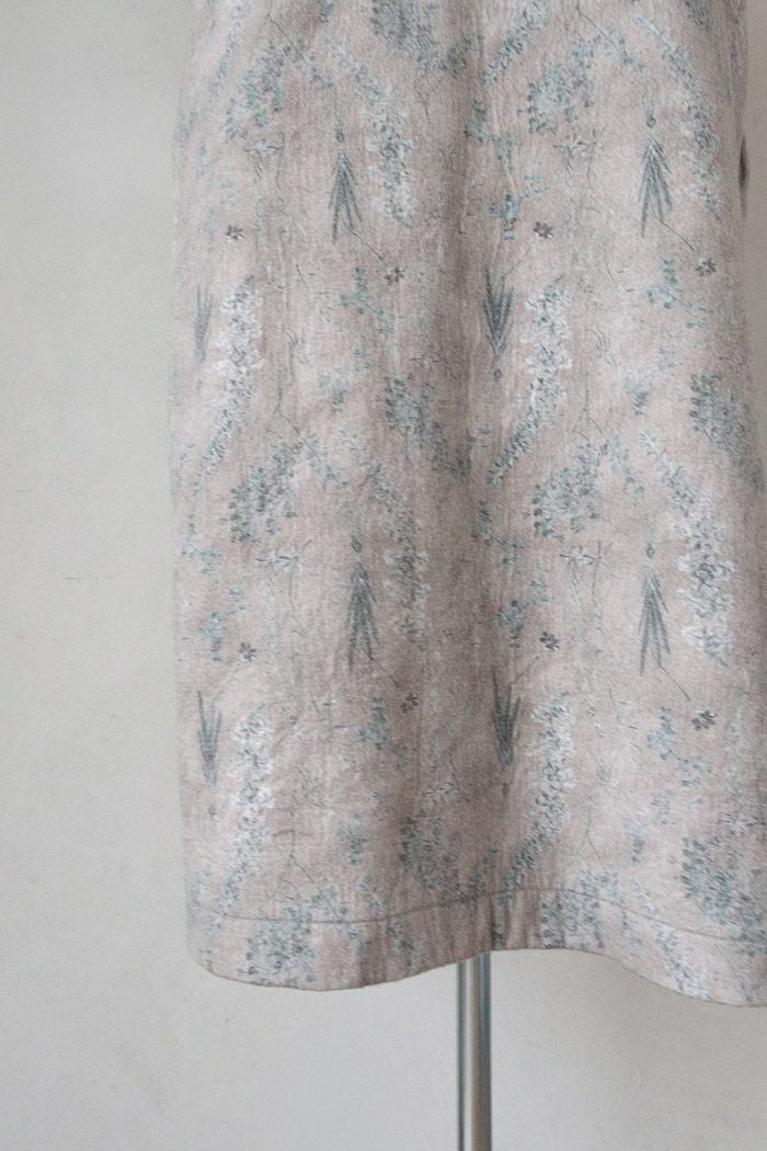 qiri キリ old letter flowers long gilet(25AW) | T.T. GARRET