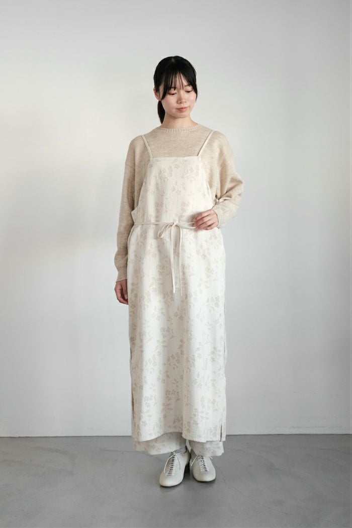 qiri キリ 花吹雪 jacquard frill one-piece(26SS) | T.T. GARRET