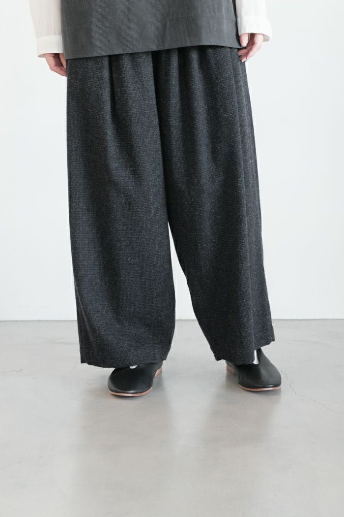 FIRMUM フィルマム ウール千鳥3タックパンツ(25AW) | T.T. GARRET