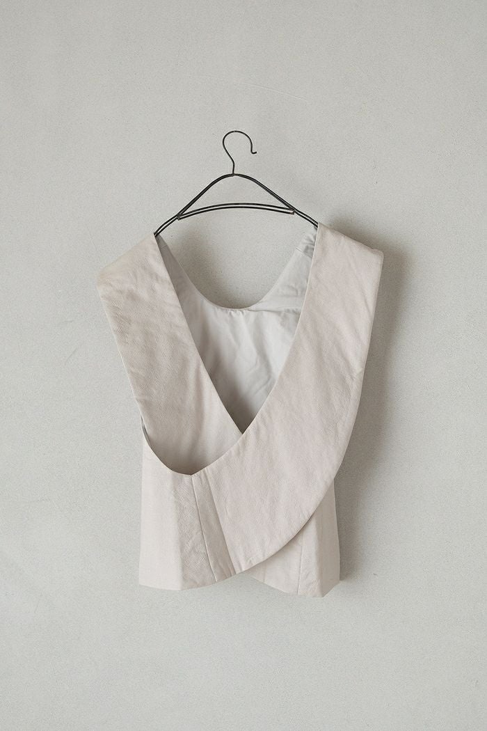 Gauze# ガーゼ バッククロスフィリングベスト(25AW) | T.T. GARRET