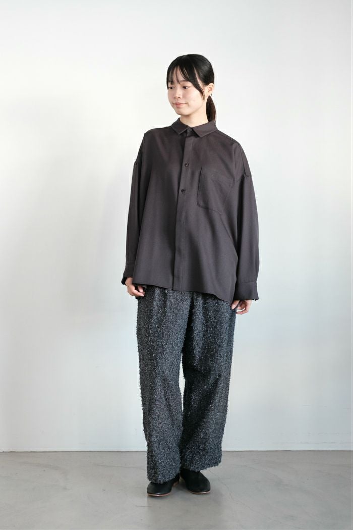 Dulcamara ドゥルカマラ よそいきワイドBOXシャツ(25AW) | T.T. GARRET
