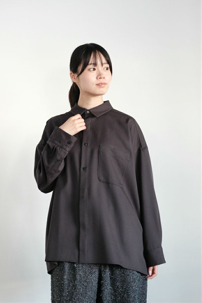 Dulcamara ドゥルカマラ よそいきワイドBOXシャツ(25AW) | T.T. GARRET