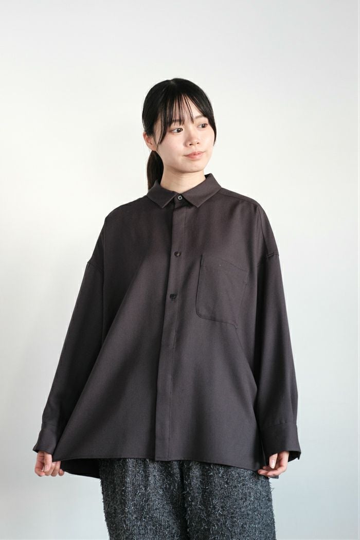 Dulcamara ドゥルカマラ よそいきワイドBOXシャツ(25AW) | T.T. GARRET