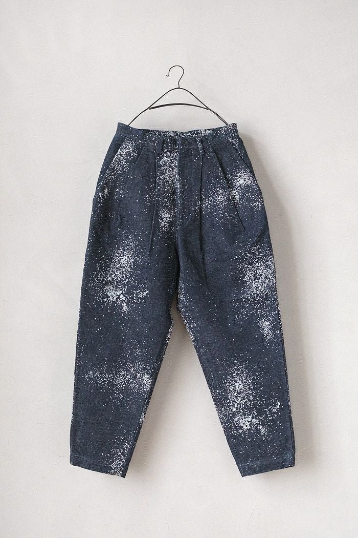 Dulcamara ドゥルカマラ グラニュールデニムオーバータックパンツ(25AW