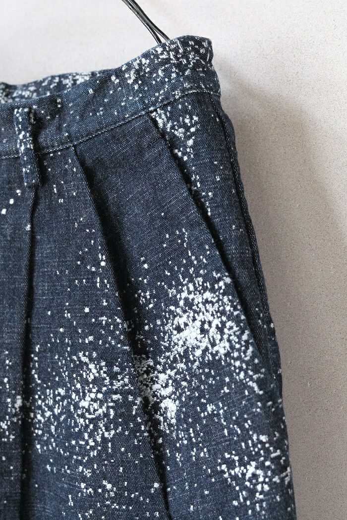 Dulcamara ドゥルカマラ グラニュールデニムオーバータックパンツ(25AW