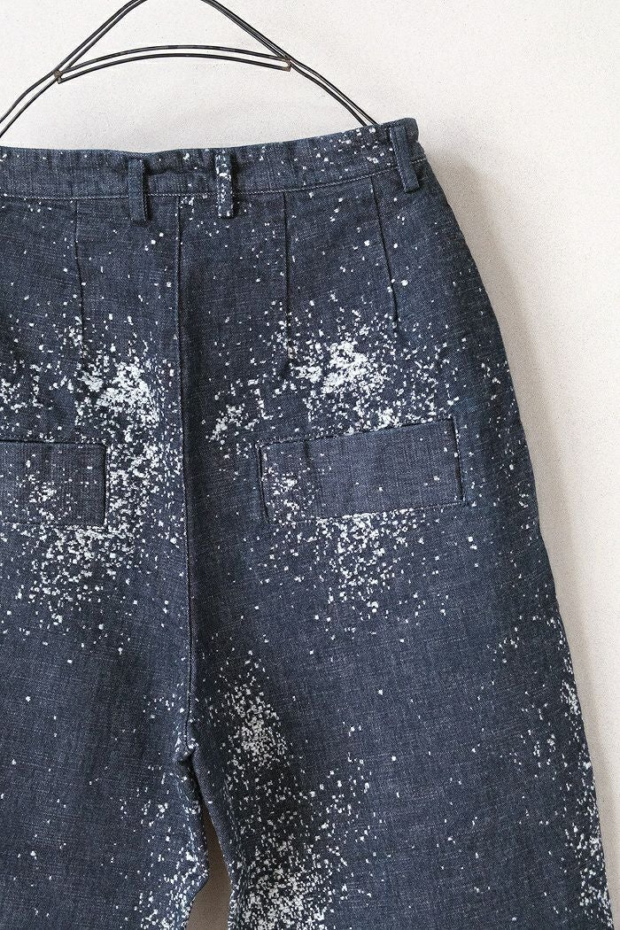 Dulcamara ドゥルカマラ グラニュールデニムオーバータックパンツ(25AW