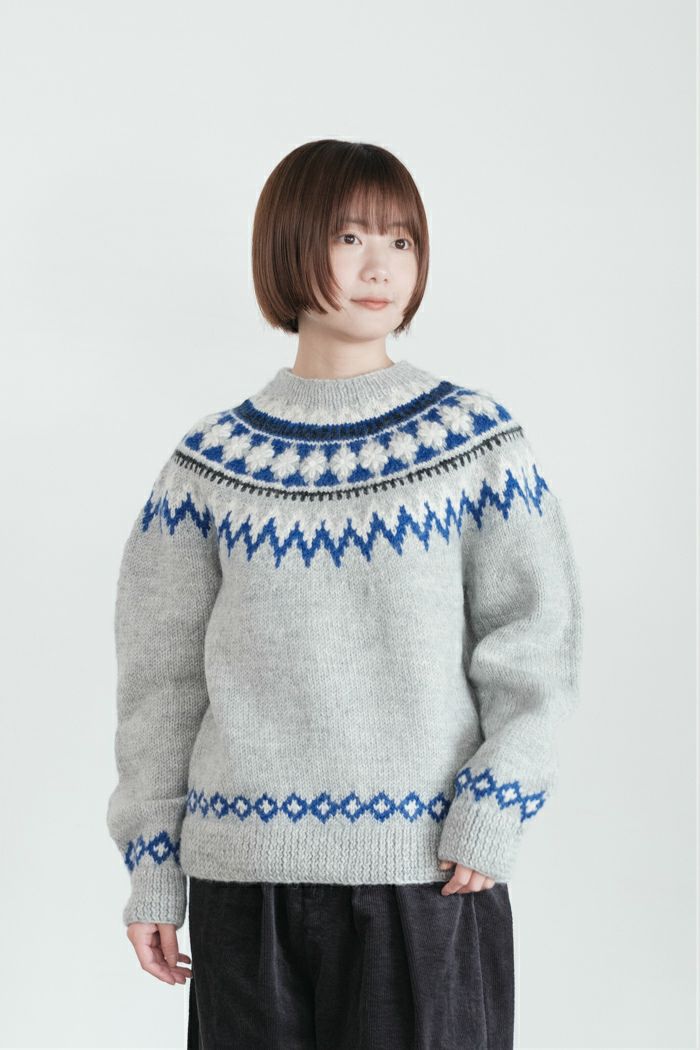 bulle de savon ネパールニット bulle de savon（ビュルデサボン）の「ネパールハンドニット はなの